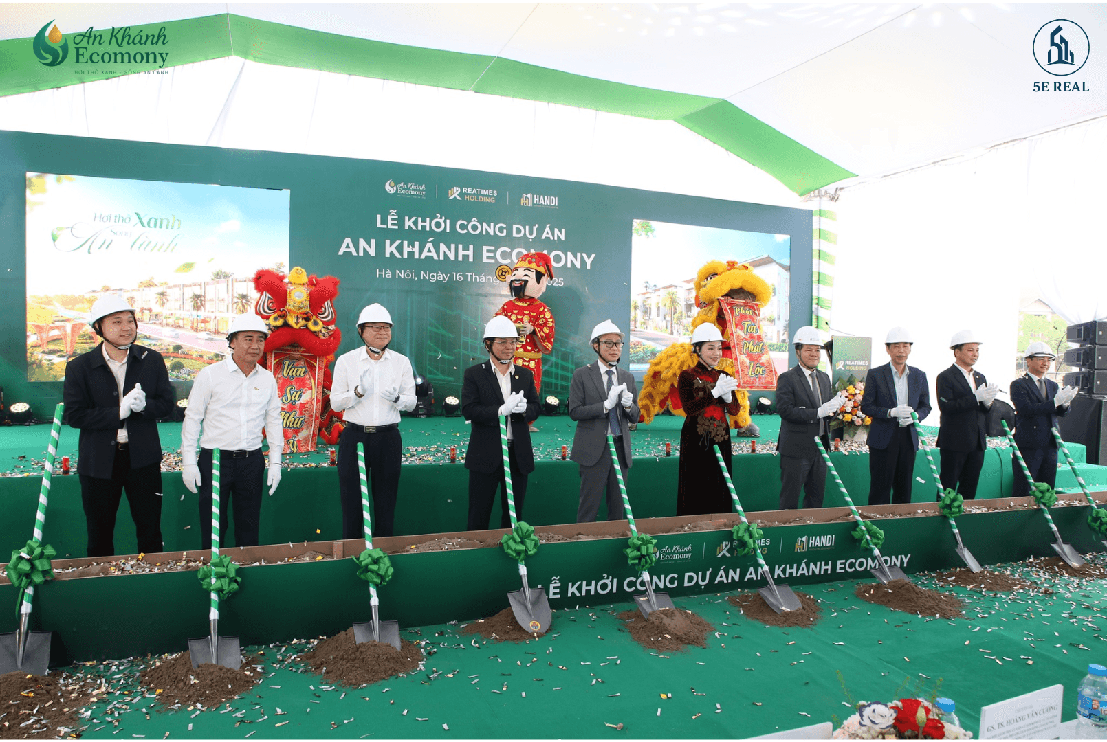 Lễ khởi công dự án xây dựng nhà ở thấp tầng An Khánh Economy